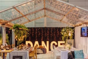 Excel Event Hire teamed up with AVIdeas to create an interesting and experiential exhibit at the recent Bridal Show